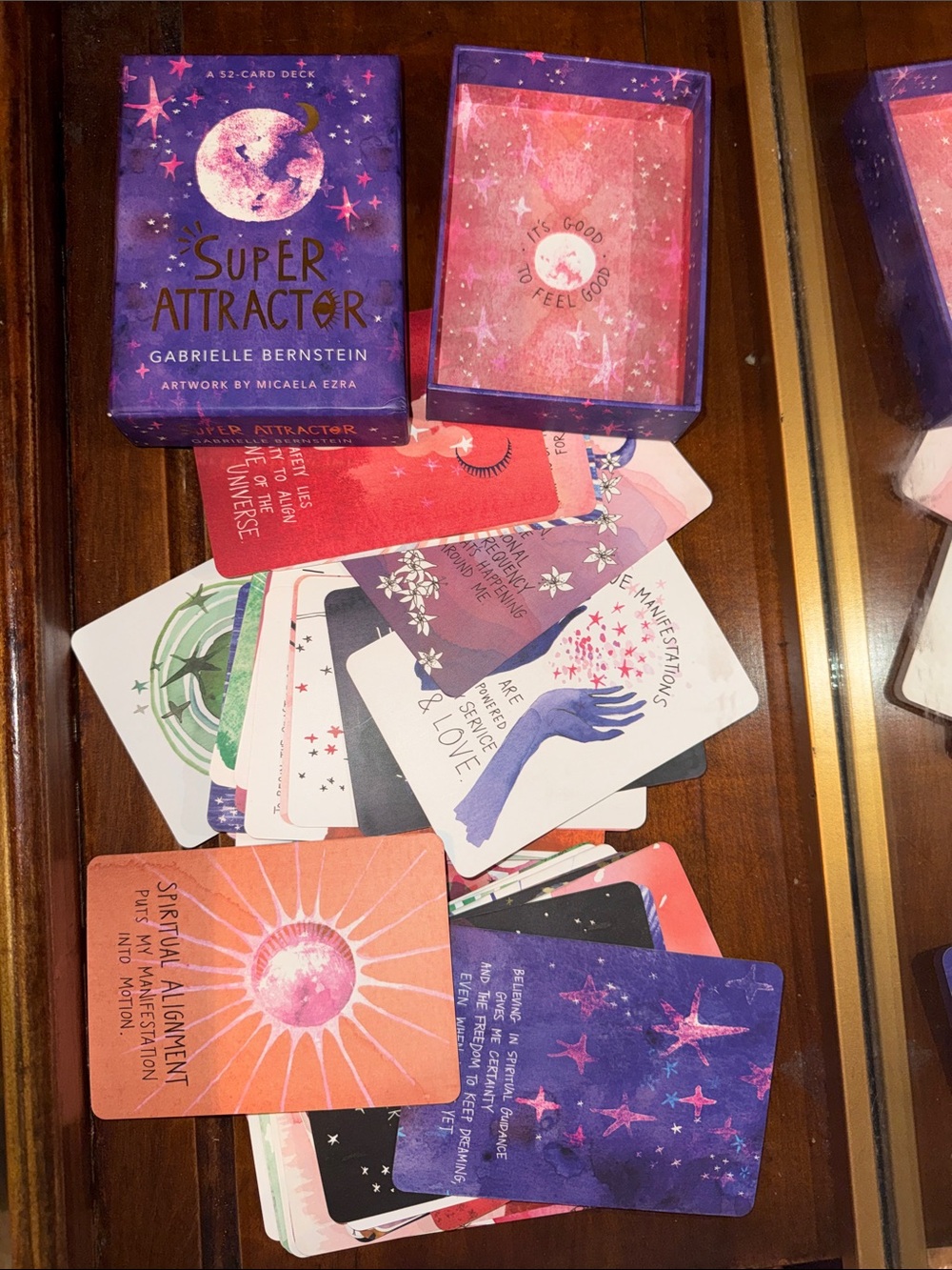 Super Attractor Oracle Cards – Purple/Pink